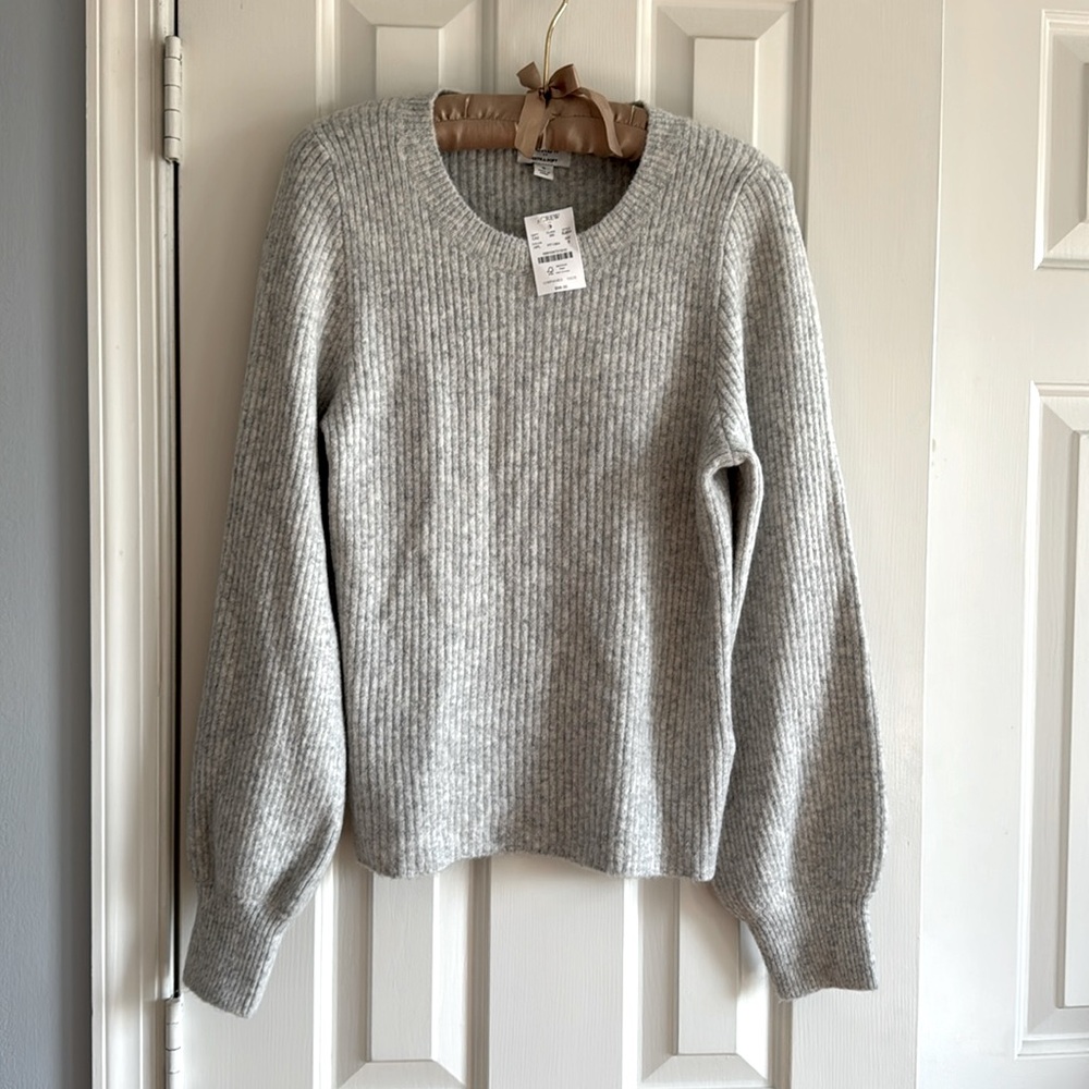 JCrew sweater with cuff sleeves